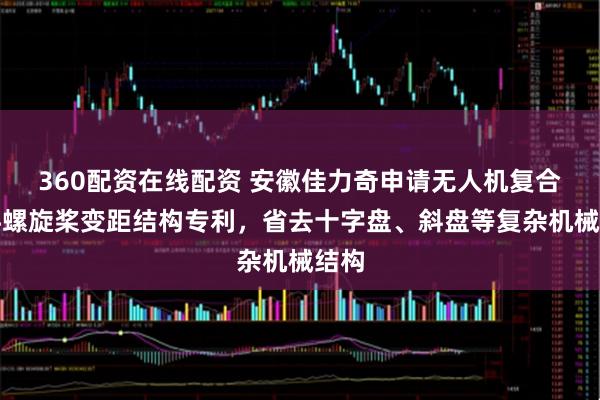 360配资在线配资 安徽佳力奇申请无人机复合材料螺旋桨变距结构专利，省去十字盘、斜盘等复杂机械结构